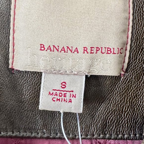 Beautiful, Immaculate Banana Republic Genuine Leather Jacket - Picture 3 of 3